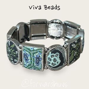 Viva Beads | Polymer Clay Hand Made Beads | Stretch Bracelet